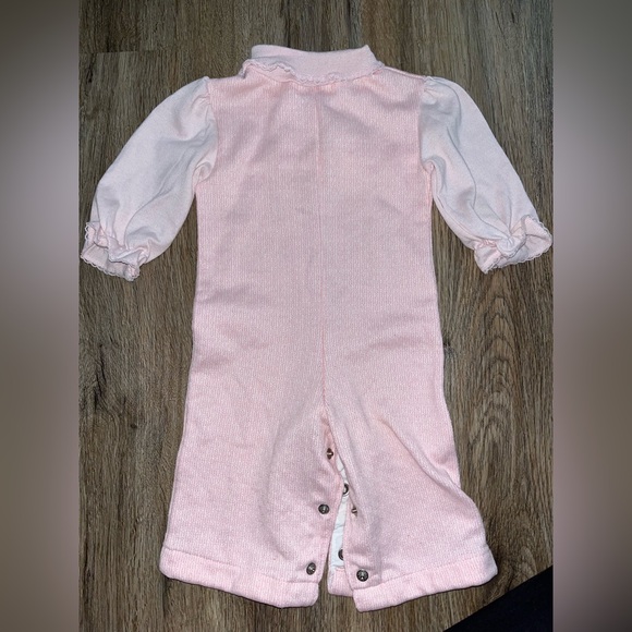 Healthtex Pink Ruffled One Piece - Picture 2 of 3